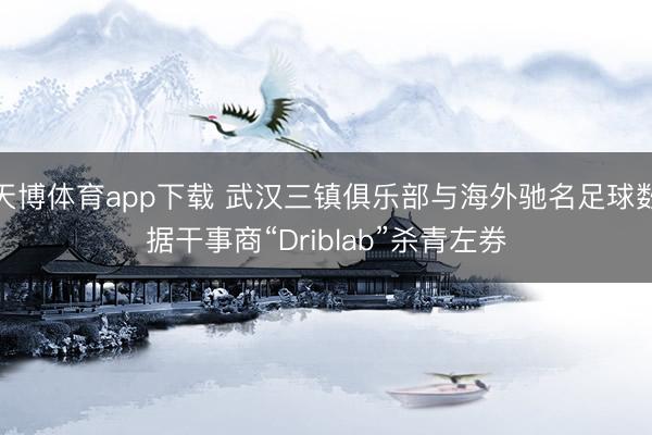 天博体育app下载 武汉三镇俱乐部与海外驰名足球数据干事商“Driblab”杀青左券