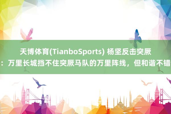 天博体育(TianboSports) 杨坚反击突厥：万里长城挡不住突厥马队的万里阵线，但和谐不错